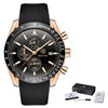 White Smoke Men Watch BENYAR Top Brand Luxury Full Steel Business Quartz Watch Men Casual Waterproof Sports Watches Clock Relogio Masculino
