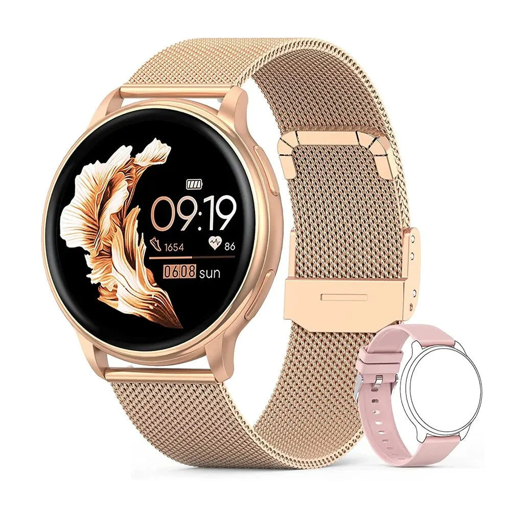 White Smoke MEVADEN Bluetooth Call Smart Watch Women Custom Dial Watches Men Sport Fitness Tracker Heart Rate Smartwatch For Android IOS Y22