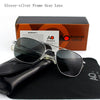 White Smoke Pilot AO Sunglasses Men Top Quality Brand Designer AGX Tempered Glass Lens Sun Glasses Male
