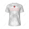 Sports Mesh T-shirt Switzerland Swiss Flag For Running Bike Soccer Tennis Football Fitness Tees 3D Printed