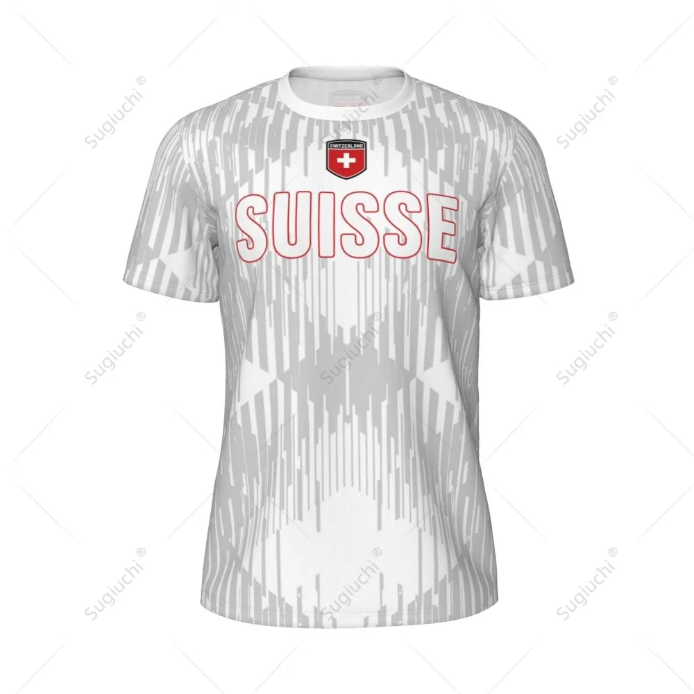Sports Mesh T-shirt Switzerland Swiss Flag For Running Bike Soccer Tennis Football Fitness Tees 3D Printed streetwear fashion product image 39