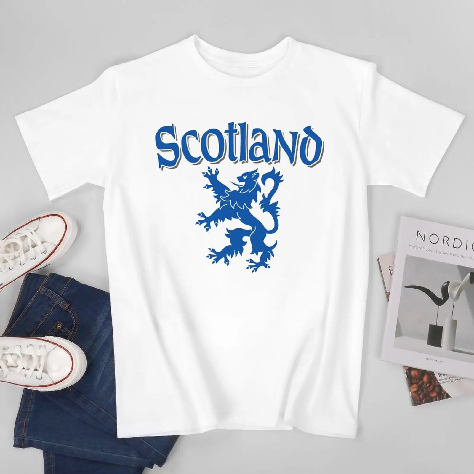 Unisex Men Scotland Rampant Lion Tshirt Tees T Shirts Women Boys 100% Cotton T-Shirt streetwear fashion product image 23