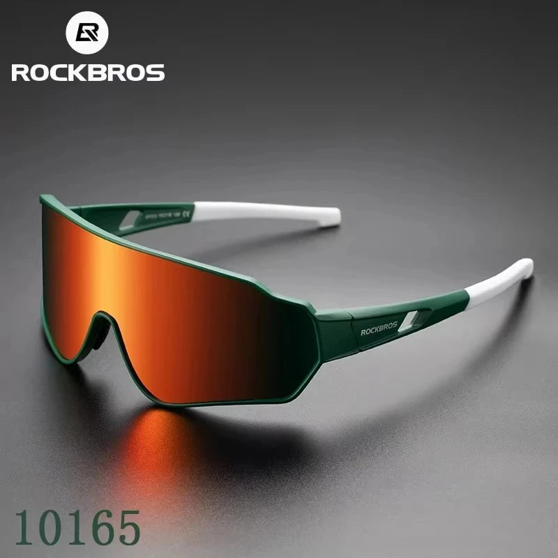 Dark Slate Gray ROCKBROS Bike Glasses MTB Road Polarized Lens Cycling Sunglasses UV400 Protection Outdoor Spots Local Shipping Bicycle Glasses