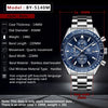 Black Men Watch BENYAR Top Brand Luxury Full Steel Business Quartz Watch Men Casual Waterproof Sports Watches Clock Relogio Masculino