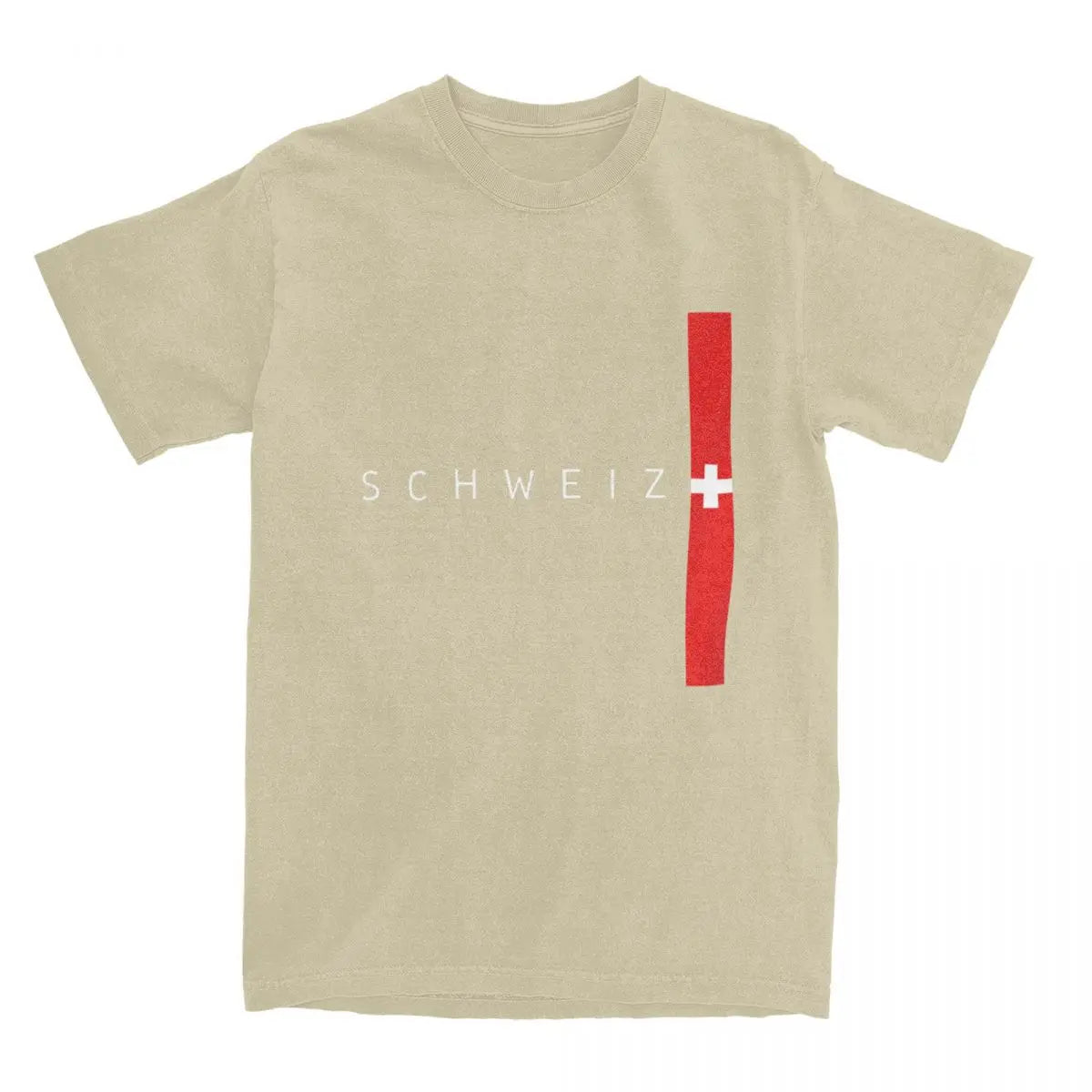 Novelty Switzerland Flag County T-Shirts Men Round Neck Pure Cotton T Shirt Short Sleeve Tees Big Size Tops streetwear fashion product image 19