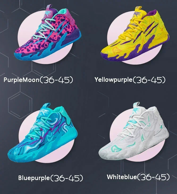 Basketball Sneakers – Breathable Sports Shoes