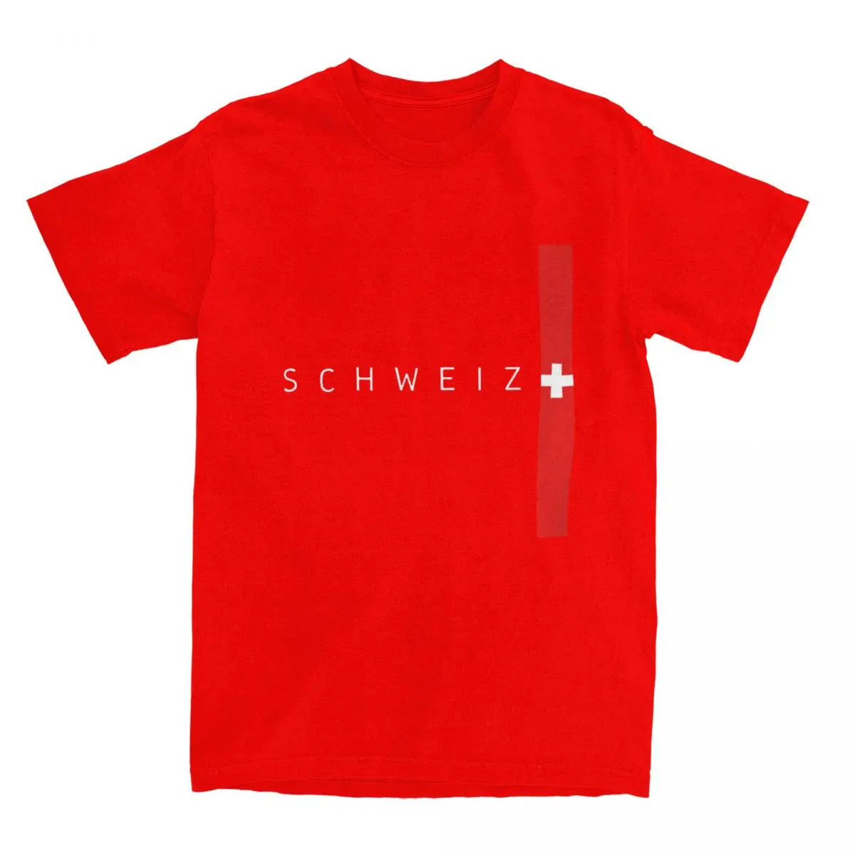 Novelty Switzerland Flag County T-Shirts Men Round Neck Pure Cotton T Shirt Short Sleeve Tees Big Size Tops streetwear fashion product image 17