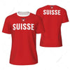Sports Mesh T-shirt Switzerland Swiss Flag For Running Bike Soccer Tennis Football Fitness Tees 3D Printed