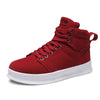 High Top Streetwear Sneakers – Lightweight Chunky Sole Casual Shoes, Comfortable Urban Trainers