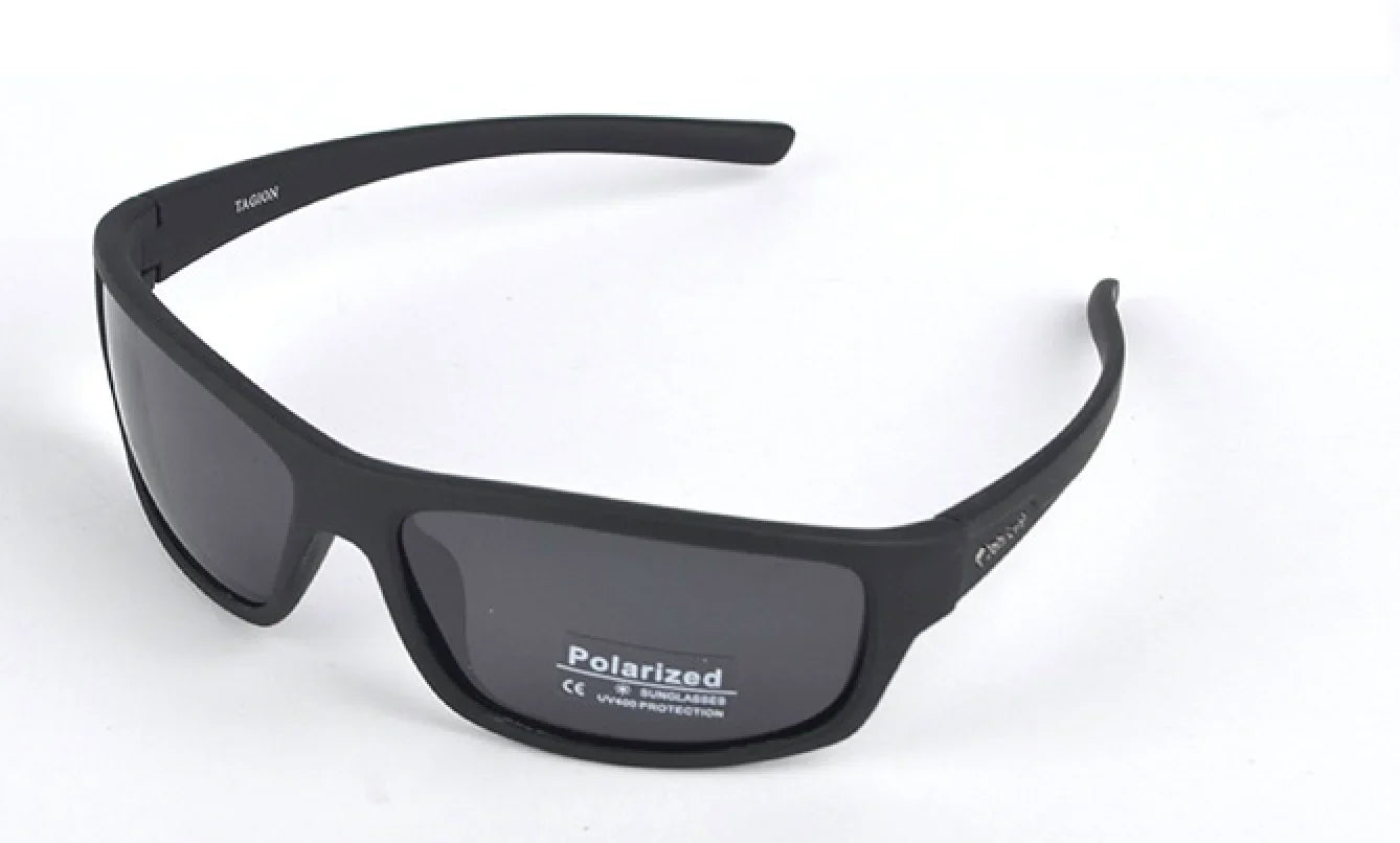 White Smoke TAGION Sport Sunglasses Men Polarized Hipster Glasses UV400 Hiking Driving Glasses Lentes De Sol Hombre Polarizing Lenses TG5104