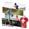 Exclusive design Switzerland Flag Grain 3D Printed Men For Running Bike Soccer Tennis Fitness Sports tshirt Mesh Short T-shirt