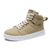 High Top Streetwear Sneakers – Lightweight Chunky Sole Casual Shoes, Comfortable Urban Trainers