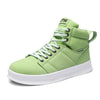 High Top Streetwear Sneakers – Lightweight Chunky Sole Casual Shoes, Comfortable Urban Trainers