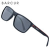 White Smoke BARCUR Design TR90 Sunglasses Men Polarized Light Weight Sports Sun Glasses Women Eyewear Accessory Oculos UVAB Protection