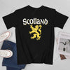 Unisex Men Scotland Rampant Lion Tshirt Tees T Shirts Women Boys 100% Cotton T-Shirt