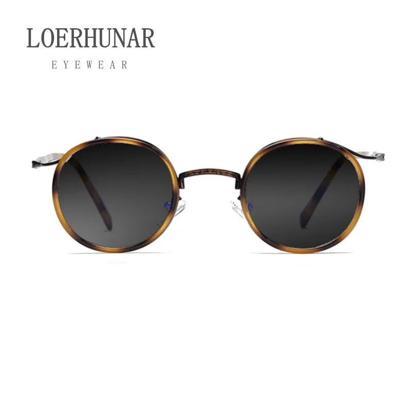 White Smoke Fashion Myopia Sunglasses Round Style Male Sunglasses Female Driver's Ultraviolet-proof UV400 Sun Glasses Diopter Myopia Goggles