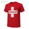 Men Retro Swiss Flag Of Switzerland Tshirt Tees O-neck T Shirts Women Boys 100% Cotton T-Shirt