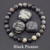 Dim Gray Natural Stone Genuine 5A Red Jasper Prayer Beaded Bracelets Women Men Rosary Meditation Bracelets Yoga Meditation Jewelry Gift