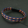 Dark Slate Gray Noter Grade A Ethnic Fabric String Bracelet For Men Double Layer 6 Colors Available Sports Sweat Absorbent Braslet Bangle Hombre