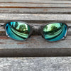 Dark Gray MTB Man Polarized Sunglasses Cycling Glasses UV400 Fishing Sunglasses Metal Bicycle Goggles Cycling Eyewear Riding Glasses D4-3