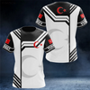 Turkish Men's T-Shirts Fashion Short Sleeve Tops Turkish Flag Print Shirts Summer Round Neck Oversized Men's Clothing Camisa