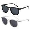 White Smoke ZENOTTIC Retro Small Round Polarized Sunglasses Men Women Lightweight Vintage UV400 Polarized Lenses Fashion Shades