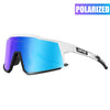 White Smoke Kapvoe Cycling Glasses Polarized MTB Road Bike Glasses UV400 Protection Sunglasses Ultra Light Sport Eyewear Equipment