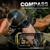 Black NORTH EDGE APACHE-46 Men Digital Watch Outdoor Sports Running Swimming Outdoor Sport Watches Altimeter Barometer Compass WR50M