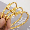 Lavender 316L stainless steel gold-plated bracelet Fashion Personality Simple Punk Retro Hip-hop High Temperament Bracelet