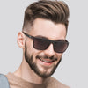 Light Gray BARCUR Design TR90 Sunglasses Men Polarized Light Weight Sports Sun Glasses Women Eyewear Accessory Oculos UVAB Protection