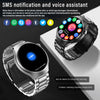 Black G.L Wear 2025 New Men's Smart Watch HD Display Health Tracking Bluetooth Calling Voice Assistant Sports Smartwatch