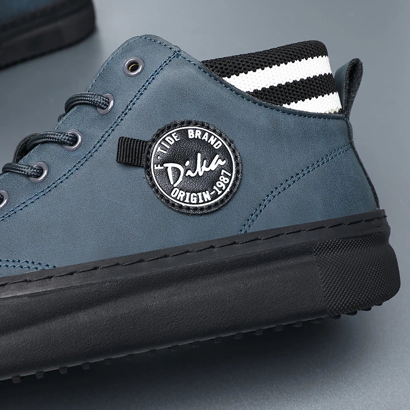 Men’s High Top Sneakers – Casual Streetwear Shoes, Lightweight Comfortable Everyday Urban Trainers