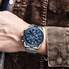 Black Men Watch BENYAR Top Brand Luxury Full Steel Business Quartz Watch Men Casual Waterproof Sports Watches Clock Relogio Masculino