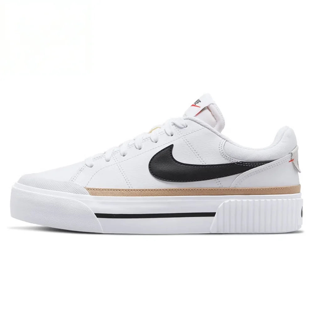 Nike Court Legacy Lit Leather Low-Top Tennis Skateboarding Shoes streetwear fashion product image 1