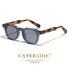 White Smoke CATERSIDE Fashion Men Sunglasses Small Frame Square Personalized Design Sun Glasses Women Travel Party Business Festival Gift