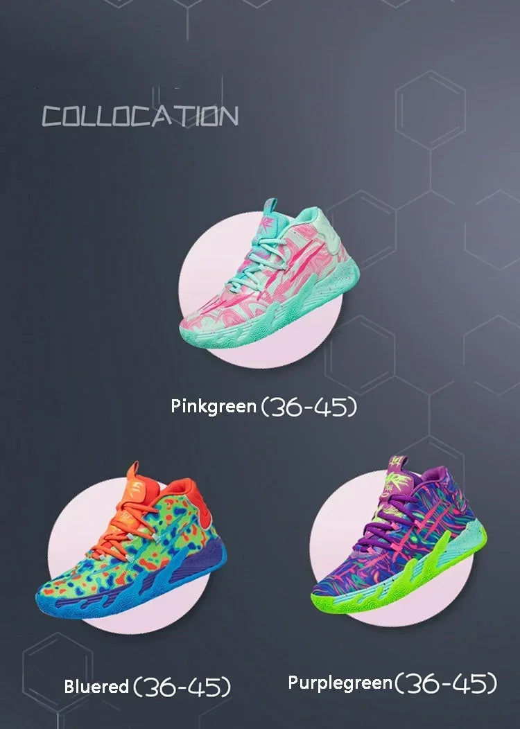 Basketball Sneakers – Breathable Sports Shoes