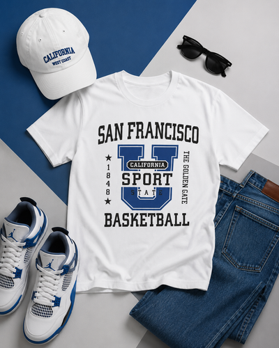 San Francisco Basketball Collegiate Graphic T-Shirt