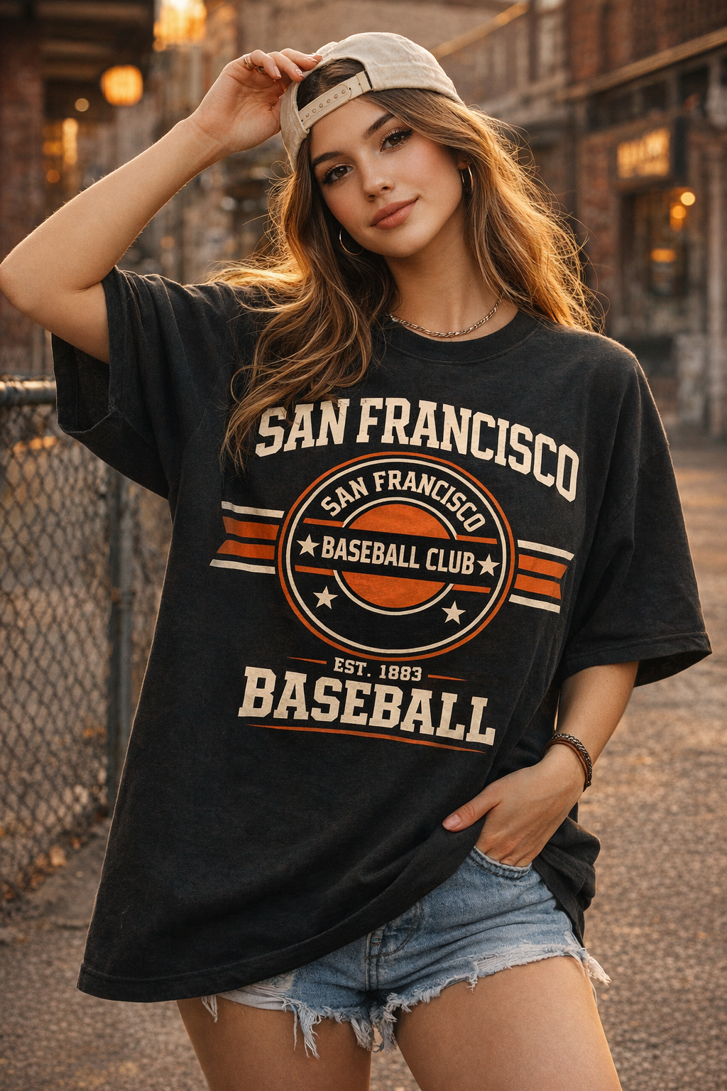 San Francisco Bay Area Baseball Tee – Vintage Team Logo Shirt
