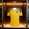 Sweden Competition Away Soccer T-Shirt Men's Quick-drying and Breathable Sportswear Football Fan T-shirt Casual Y2k Beachwear