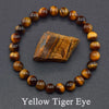 Dim Gray 5A Natural Tiger Eye Bracelets Men Women Charm Natural Stone Jewelry Health Protection Soul Healing Couple Crystal Bead Bracelet