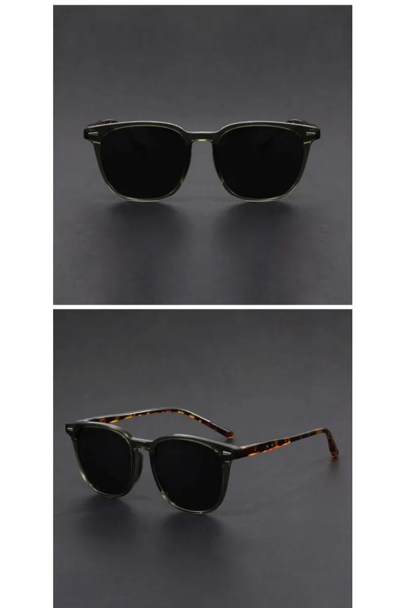 Dark Slate Gray New Male And Female Ultralight Round Sunglasses Driving Fishing UV Polarized Fashion Sun Glasses UV400 Glasses