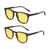 White Smoke ZENOTTIC Retro Small Round Polarized Sunglasses Men Women Lightweight Vintage UV400 Polarized Lenses Fashion Shades