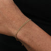 Black Gold Color Stainless Steel Cuban Chain Men's Bracelet Simple Retro Bracelet For Women Hip Hop Jewelry Trend Accessories Gift