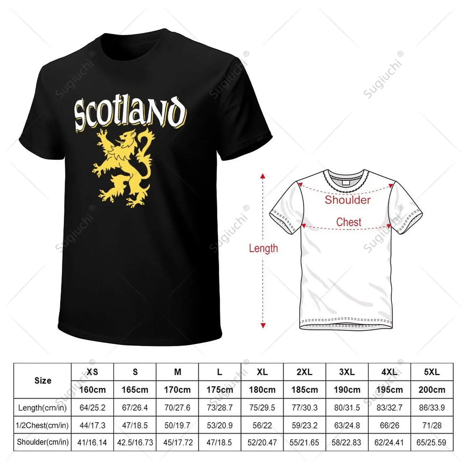 Unisex Men Scotland Rampant Lion Tshirt Tees T Shirts Women Boys 100% Cotton T-Shirt streetwear fashion product image 8