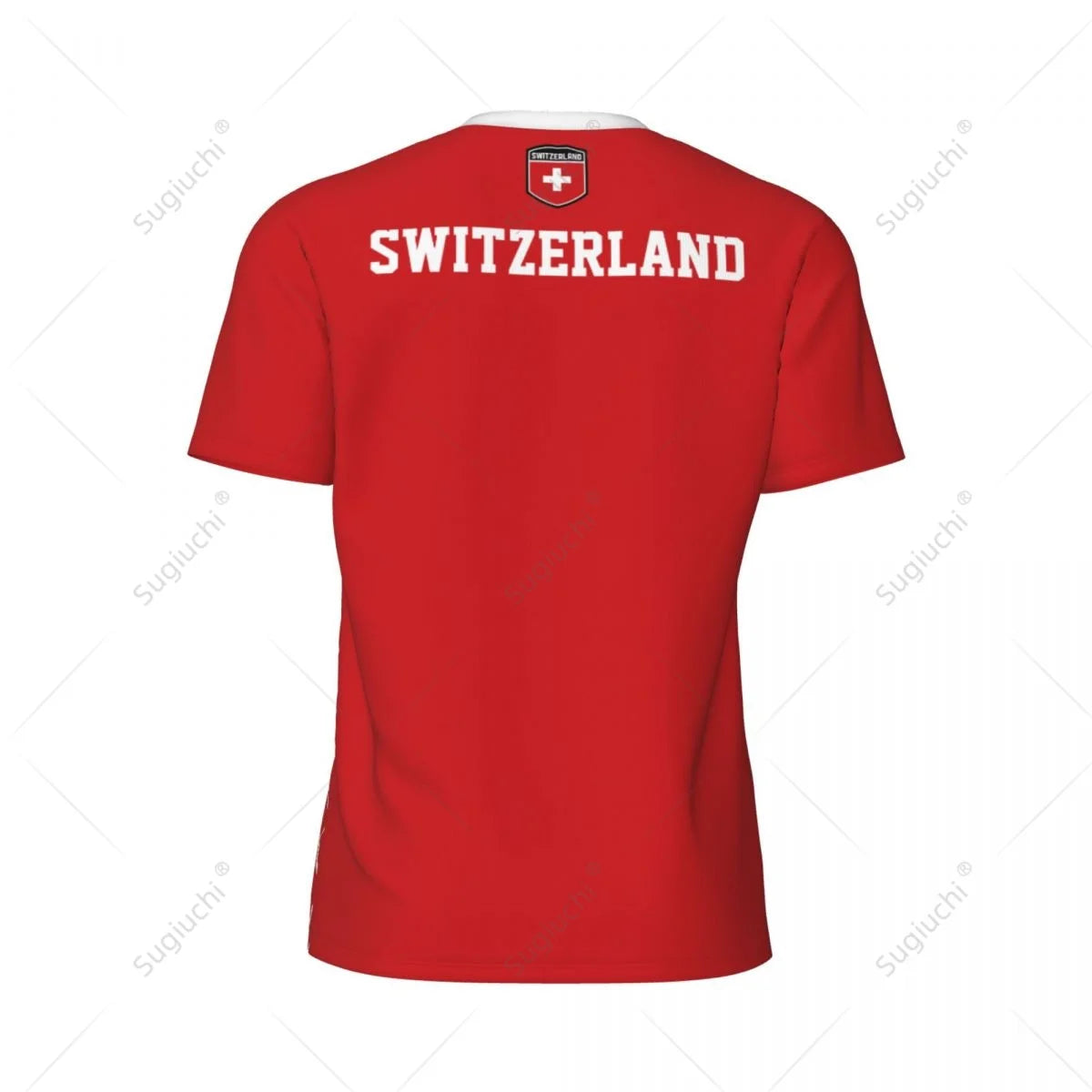 Exclusive design Switzerland Flag Grain 3D Printed Men For Running Bike Soccer Tennis Fitness Sports tshirt Mesh Short T-shirt streetwear fashion product image 4