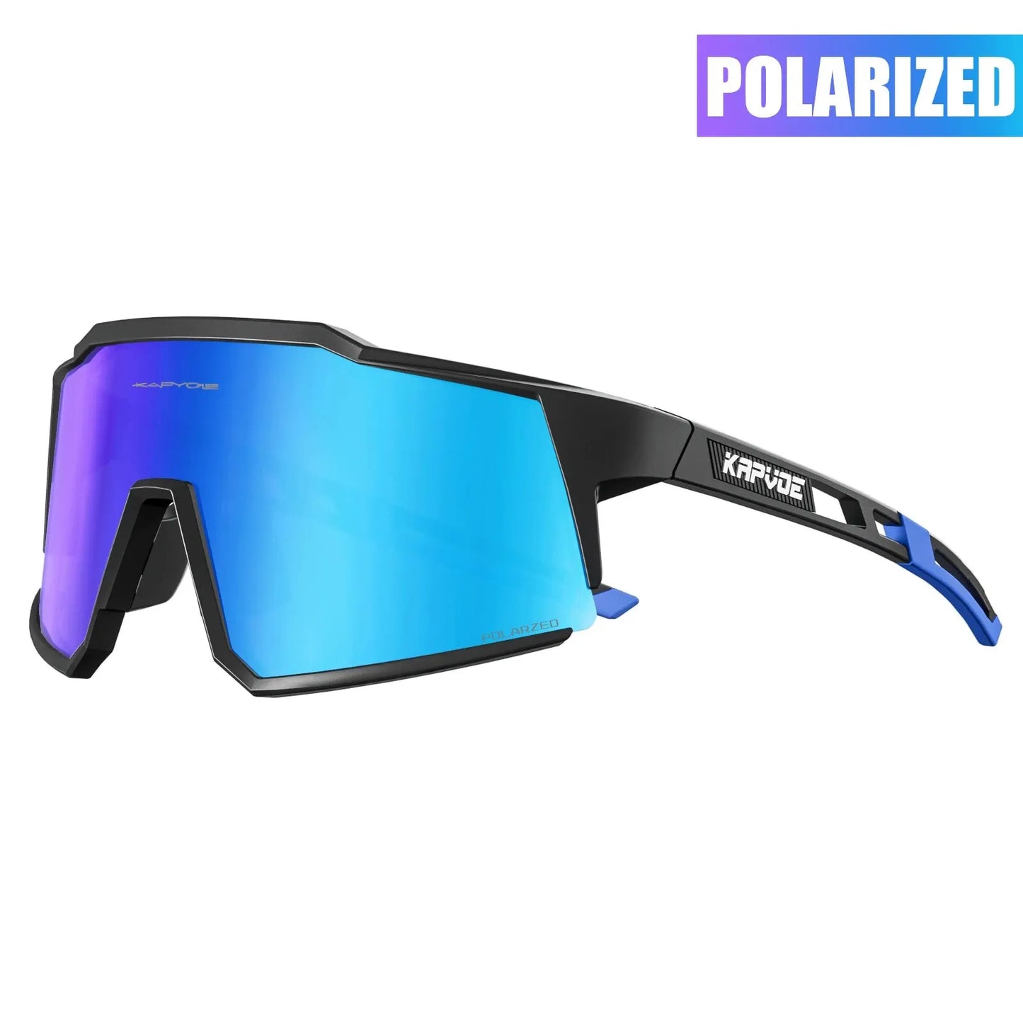 White Smoke Kapvoe Cycling Glasses Polarized MTB Road Bike Glasses UV400 Protection Sunglasses Ultra Light Sport Eyewear Equipment