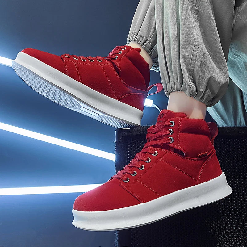 High Top Streetwear Sneakers – Lightweight Chunky Sole Casual Shoes, Comfortable Urban Trainers streetwear fashion product image 4