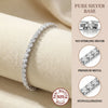 Light Gray Lihong S925 Sterling Silver Bracelet Zirconia Tennis Ball Women Fashion Simple Engagement Wedding Charm Jewelry 4mm 16-20cm