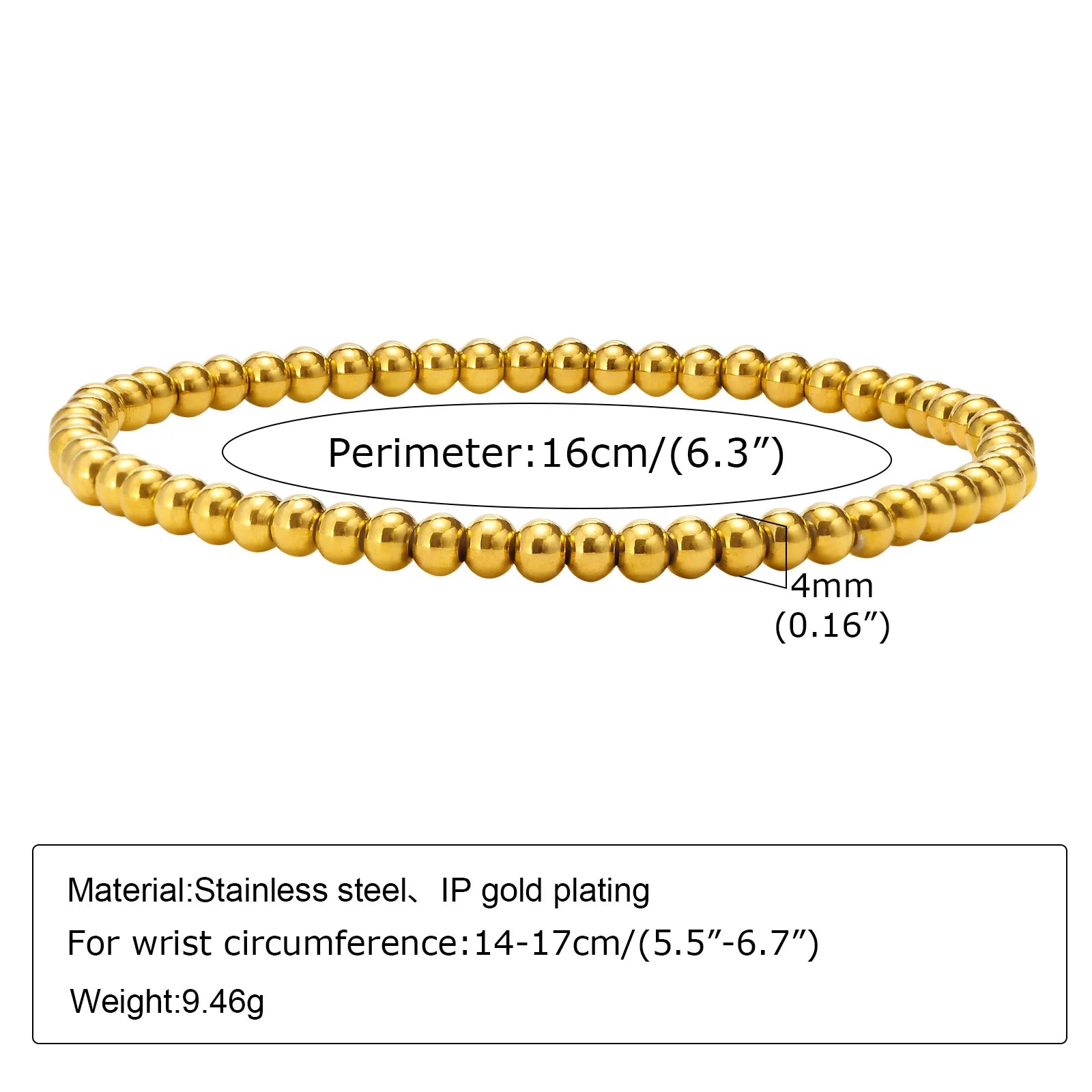 White Smoke Non Tarnish Stainless Steel Bracelet Gold Plated Stackable for Women, Thin Herringbone Chain Bracelet Waterproof Jewelry Gift