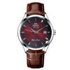 White Smoke Orient Automatic Men's Watch, Black Dial Stainless Steel Band, Water Resistant Classic Business Wristwatch with Date Display